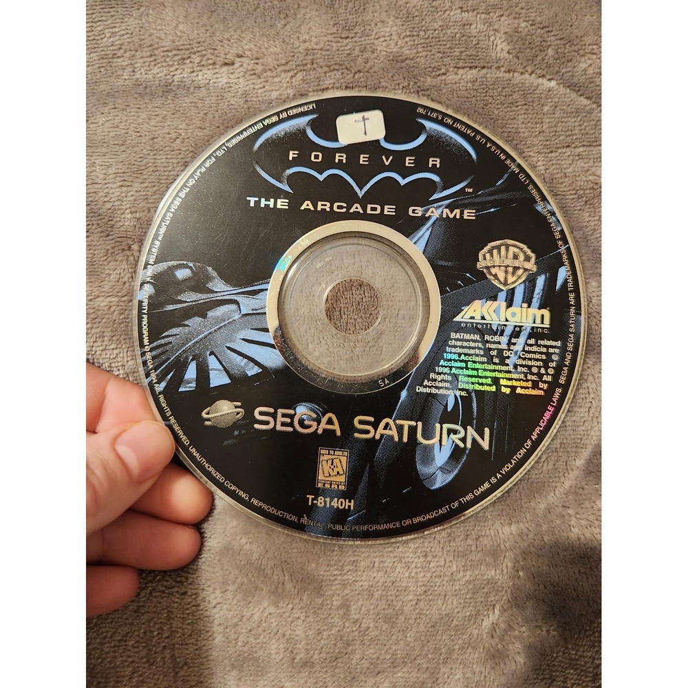 Batman Forever: The Arcade Game (Sony PlayStation 1, 1996) TESTED DISC ONLY